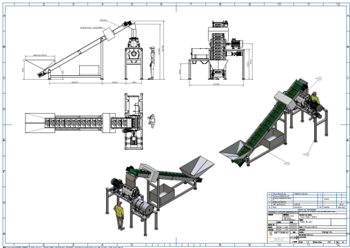 Equipo industrial de molienda para alimentación