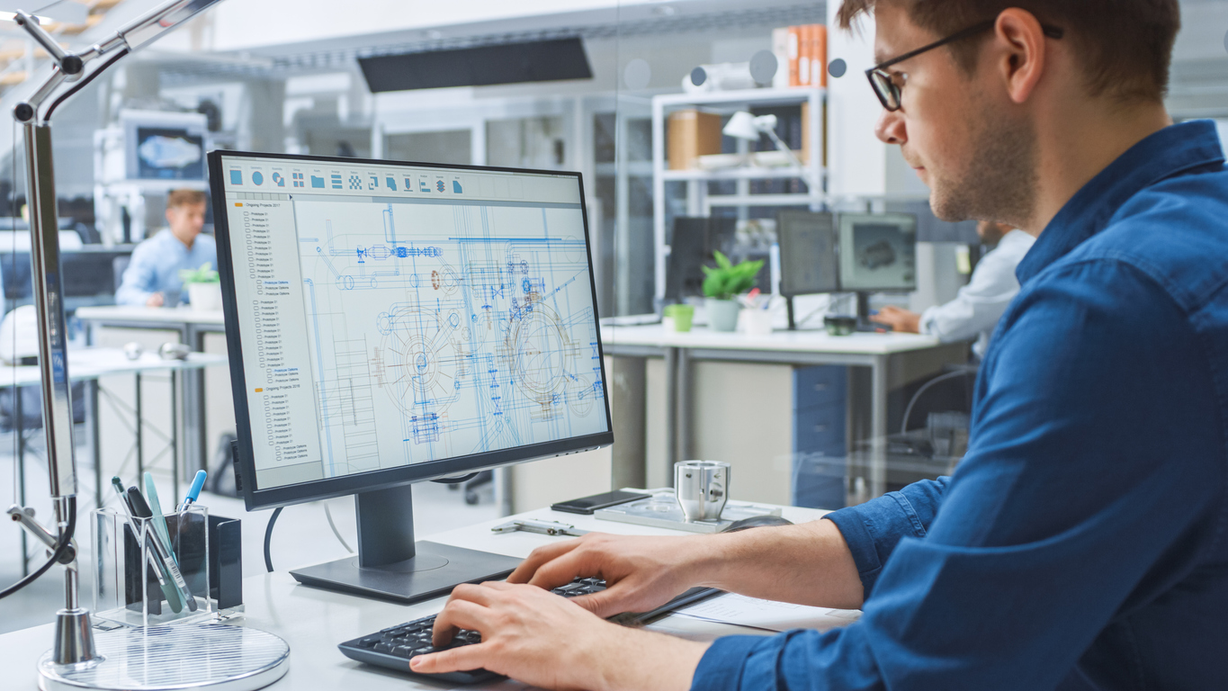 Diseño mecánico industrial desarrollado en CAD